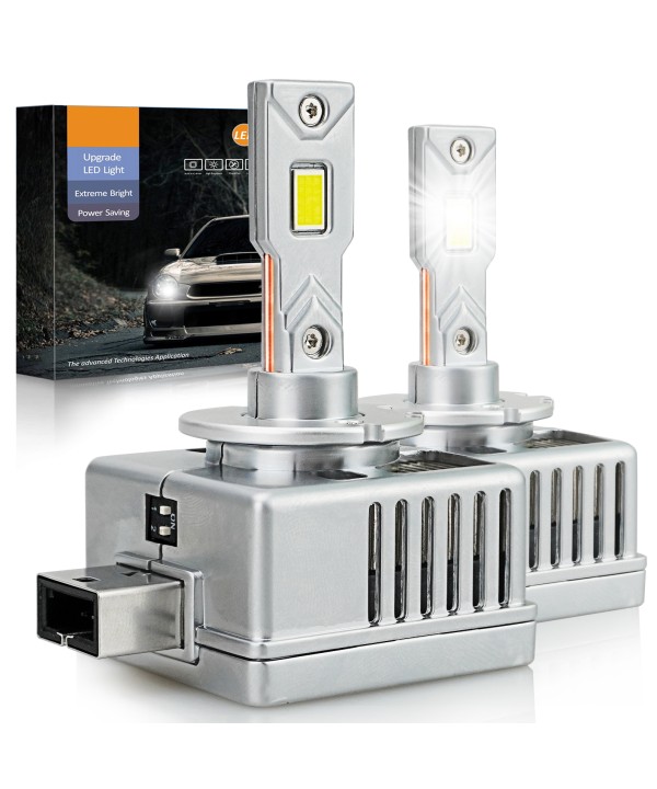 Kit Full Led Premium D3S D3R 80W 6000K 12000 Lumen 100% Canbus Piu Luminoso
