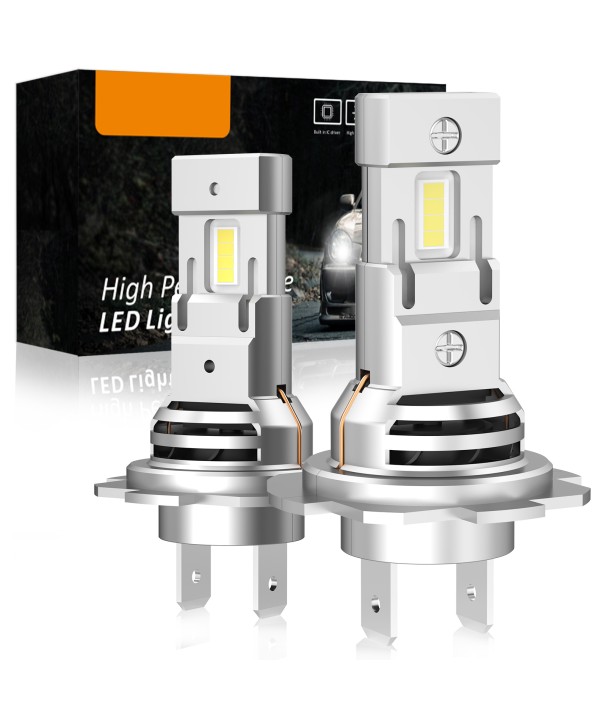Kit Full Led Compatto H7 12V 45W 8000 Lumen Canbus All In One IP65 Dissipazione a Ventola