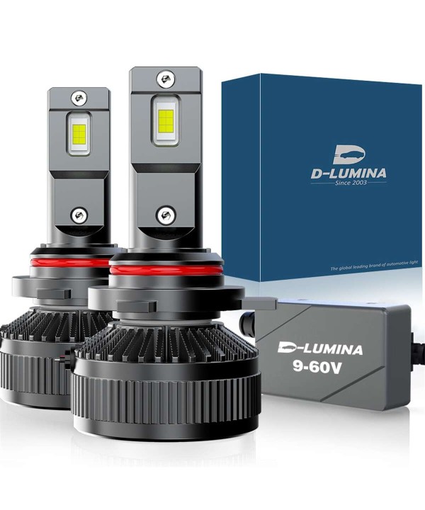 Kit Full Led Ultra Mini HIR2 9012 130W 12V 24V 6000K 13000 Lumen IP67 100% Canbus Piu Luminoso