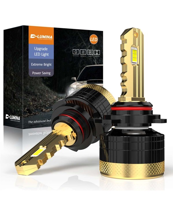 Kit Full Led Golden Key HIR2 9012 120W 12000 Lumen 12V 6500K IP68 4 Volte Piu Luminoso