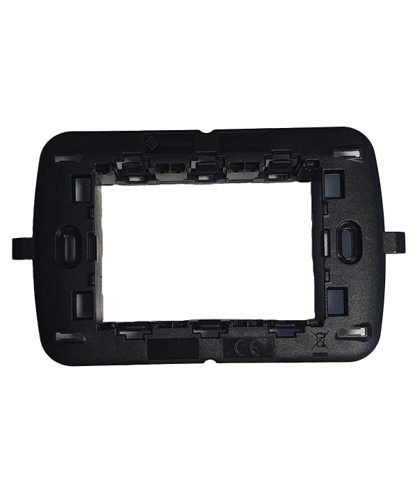Supporto Placca Tipo III per Interruttori 3P Compatibile con Bticino Living e Vimar Plana