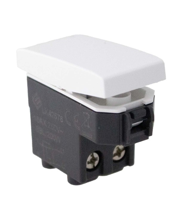 Invertitore 1P 16A Colore Bianco Compatibile Con Bticino Living e Vimar Plana