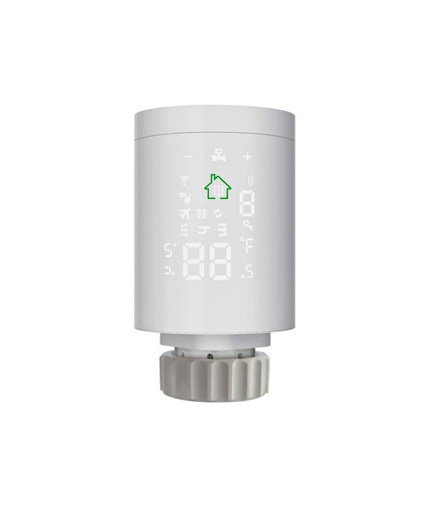 ZigBee Termostato Valvola Wireless Per Radiatore Termosifone Alimentazione Con Pile Compatibile Con Alexa e Google Home