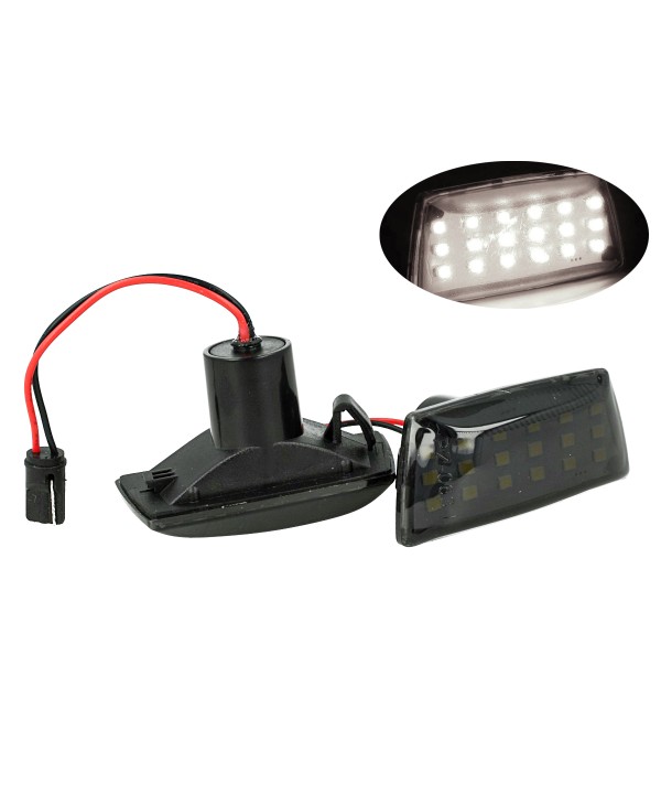 Kit Freccia Laterale a Led Side Marker Lente Nero Fume Luce Bianco Per Opel Vauxhall Adam Astra H J D Insignia Meriva B Zafira Chevrolet Cruze J300