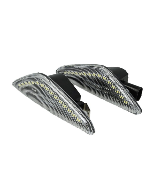 Kit Freccia Laterale a Led Side Marker Lente Trasparente Luce Arancione Per BMW X5 E70 X3 F25 X6 E71 E46 OEM 63137171007 63137171008