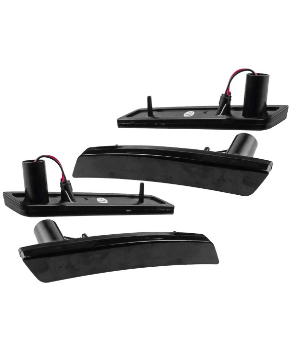 Kit 4 Frecce Laterale a Led Lente Fume Luce Arancione Anteriore e Rosso Posteriore Per Mini Cooper R56 R55 R57 R58 R59 R60 R61