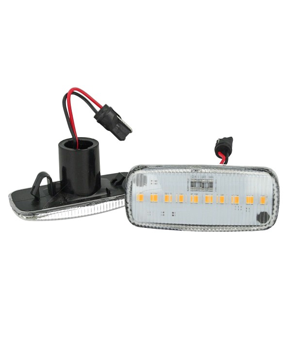Kit Freccia Laterale a Led Side Marker Dinamica Lente Fume Chrysler 200 300 Dodge Charger Avenger Jeep Compass