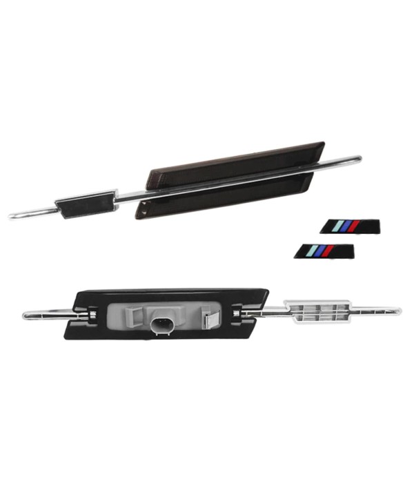 Kit Freccia Laterale a Led Side Marker Dinamica Lente Fume BMW E90 E91 E92 E93 E60 E61 E82 E88
