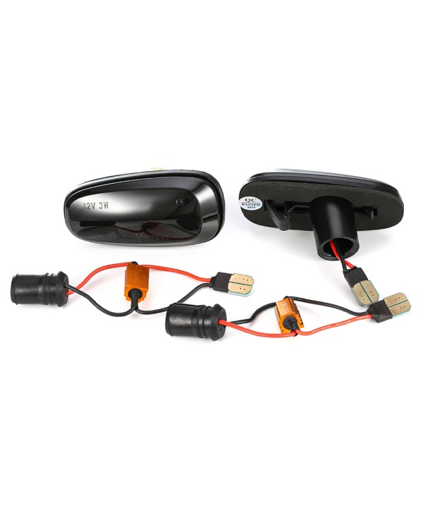Kit Freccia Laterale a Led Side Marker Dinamica Lente Fume Opel Zafira A Astra G Resistenza Inclusa