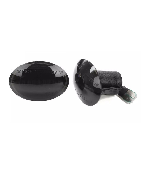 Kit Freccia Laterale a Led Side Marker Dinamica Lente Fume Fiat 500 500C 500L Lancia Lybra Ypsilon Ford KA RU8
