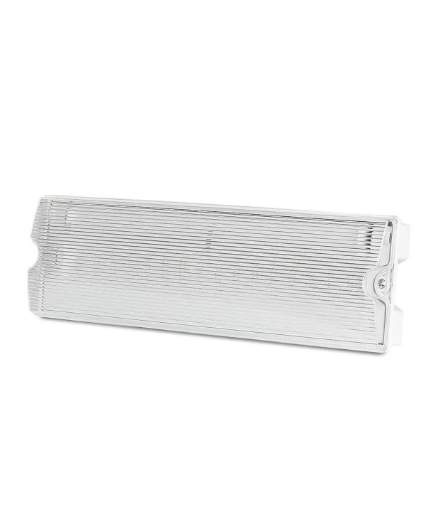 Plafoniera Lampada Di Emergenza Led SA e SE Montaggio A Plafone 3W Autonomia 3 Ore 6000K IP65 Interno Esterno SKU-83111