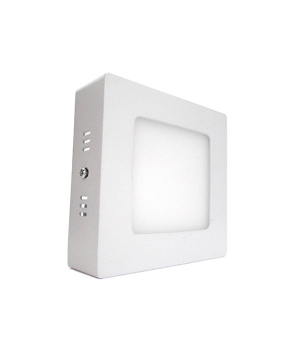 Plafoniera Faretto Led Da Soffitto Muro Parete Quadrata 6W Bianco Neutro 120x120mm