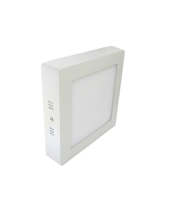 Plafoniera Faretto Led Da Soffitto Muro Parete Quadrata 12W Bianco Freddo 170x170mm