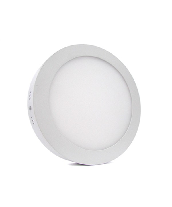 Plafoniera Faretto Led Da Soffitto Muro Parete Rotonda 18W Bianco Caldo Diametro 225mm