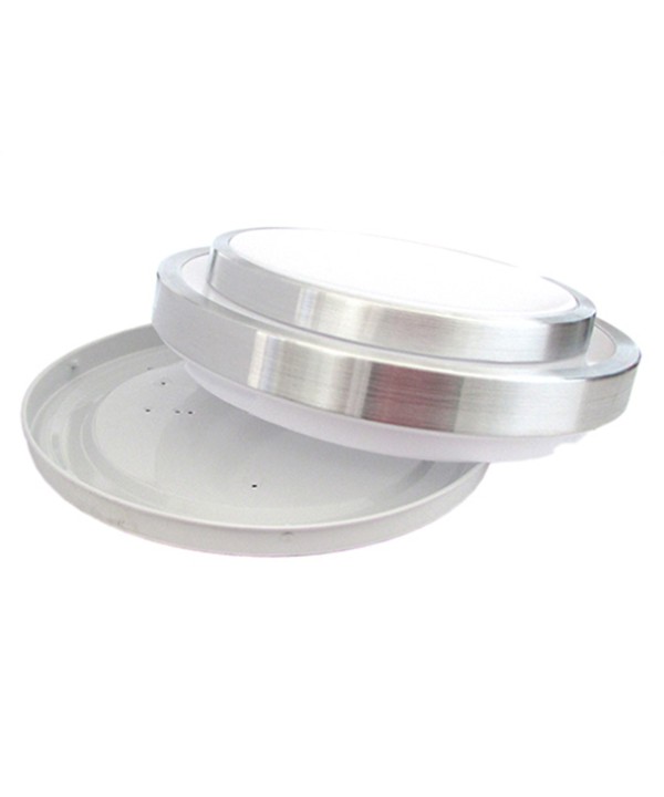 Plafoniera Vuota Rotondo Diametro 380mm Modello Doppio Anelli Per Led Plates
