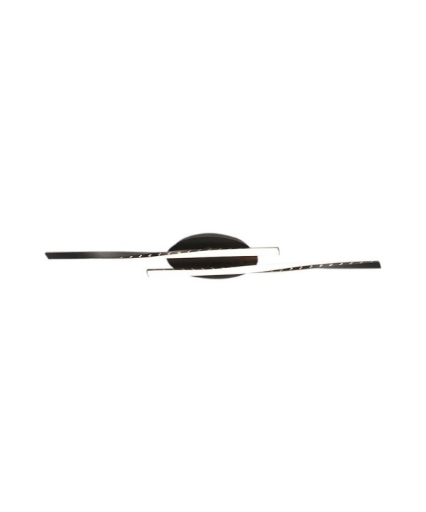 Plafoniera Lampadario LED dal Design Moderno 12W Colore Nero 945*60mm 3000K SKU-7001