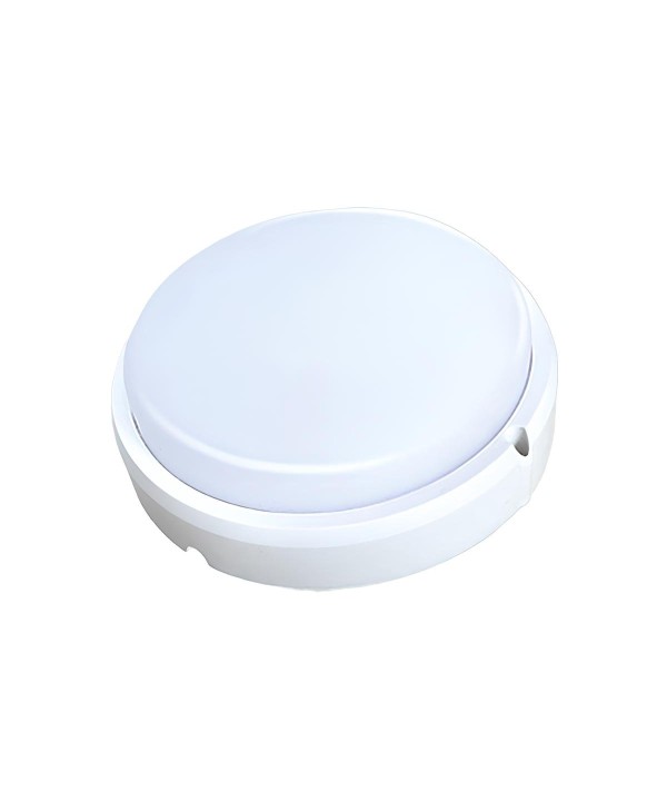 Plafoniera Led Lampada Da Parete Soffitto IP54 Rotondo 12W 1155LM 6500K Bulkhead Per Condominio D150X47mm