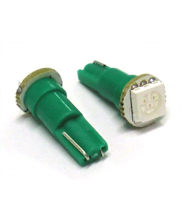 Lampada Led T5 W1,2W 1 Smd Verde Luci Cruscotto 12V