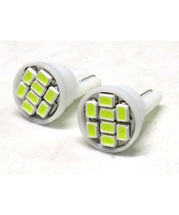 Lampada Led T10 W5W 8 Smd Frontale Bianco Luci di Posizione 12V