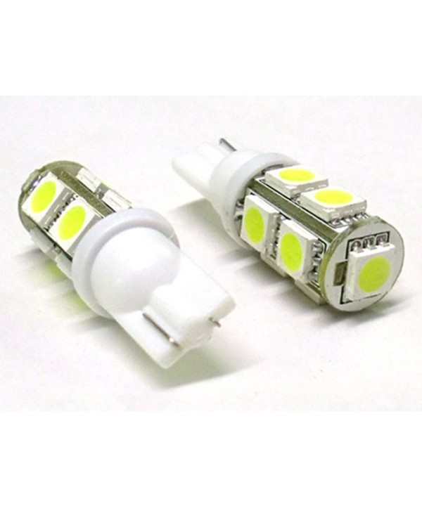 Lampada Led T10 W5W 9 Smd 5050 Bianco Luci Posizione 12V