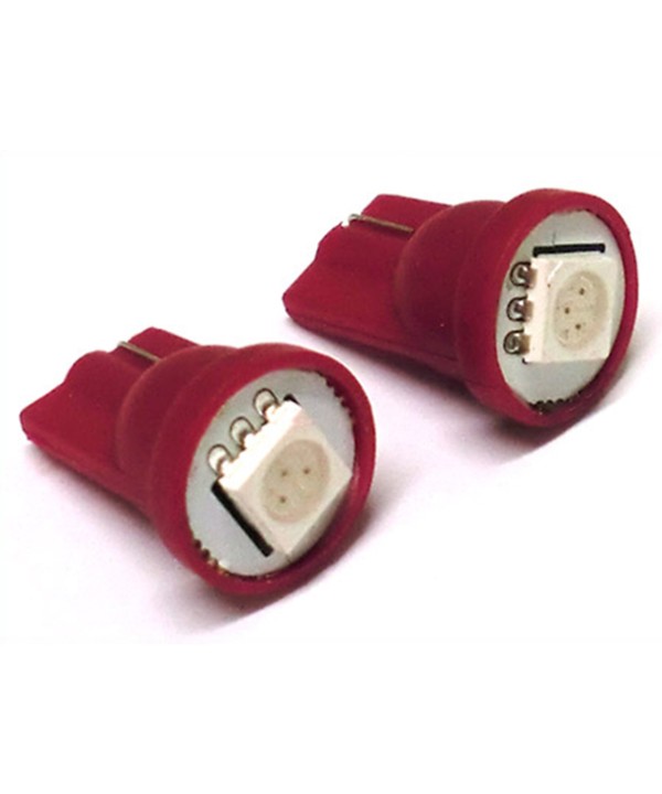 Lampada Led T10 W5W 1 Smd 5050 Rosso 12V