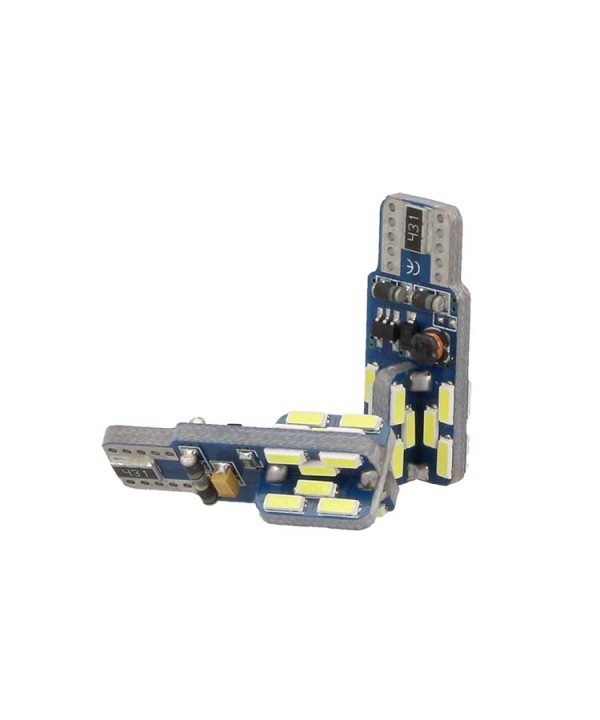 Lampada Led T10 W5W Canbus Pro 12V 24 Smd 4014