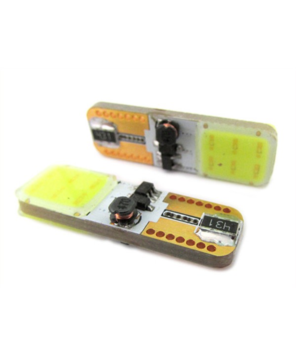 Lampada Led COB T10 W5W Canbus Pro 12V Bianco Ghiaccio 6000K Super Luminoso