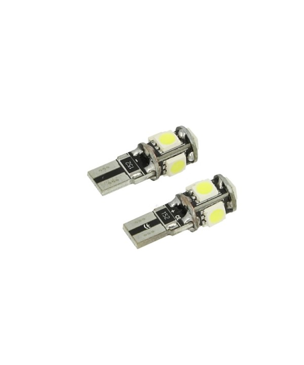 24V Lampada Led Canbus T10 W5W Colore Verde Luci Posizione Targa Per Camion Bus Barca 5 Smd 5050