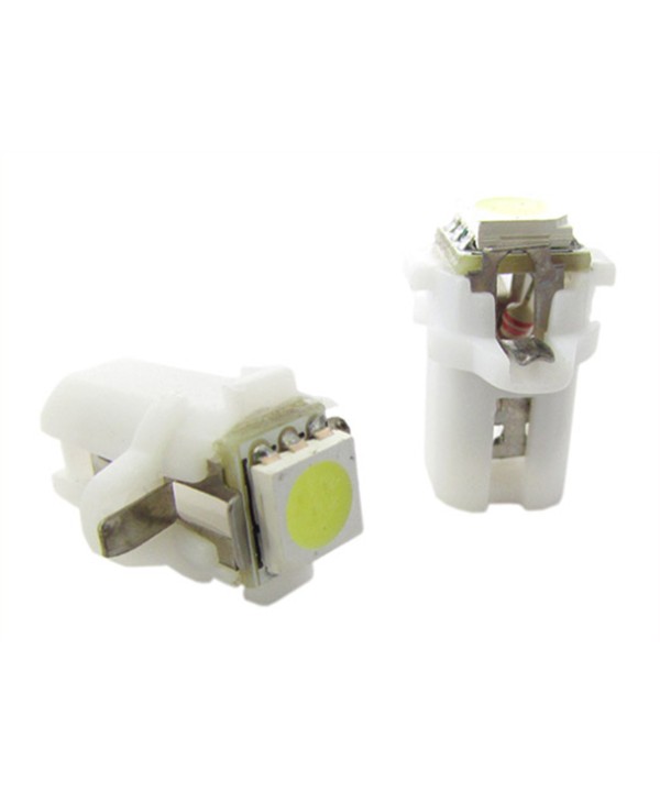 Lampada Led T5 B8.3D B8,3D Bianco Ghiaccio Luci Cruscotto e Strumentazione 12V