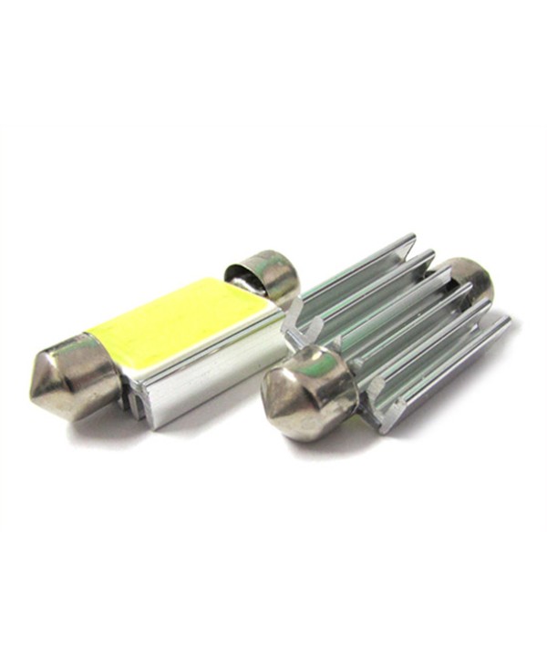 Lampada Led COB Siluro Canbus T11 C5W 42mm 4,5W DC12V Bianco Super Luminoso