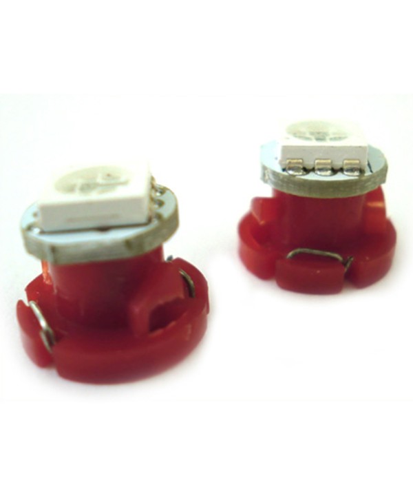 Lampadina Led T4.2 1 Smd 5050 Rosso Luci Cruscotti e Strumentazioni 12V DC