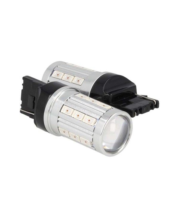 Lampada Led T20 W21W WY21W 7440 Giallo Arancione 21 Smd 5730 Super Luminoso Luci Frecce Auto 12V 5W