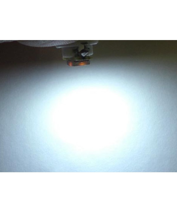 24V Lampada Led T5 W1,2W 1 Smd Bianco Luci Cruscotto Camion Autocarro