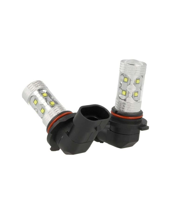 Lampada Led HB4 9006 P20d 50W 12V 24V Per Fendinebbia Super Potente e Bianco Xenon 10 Smd Cree Da 5W