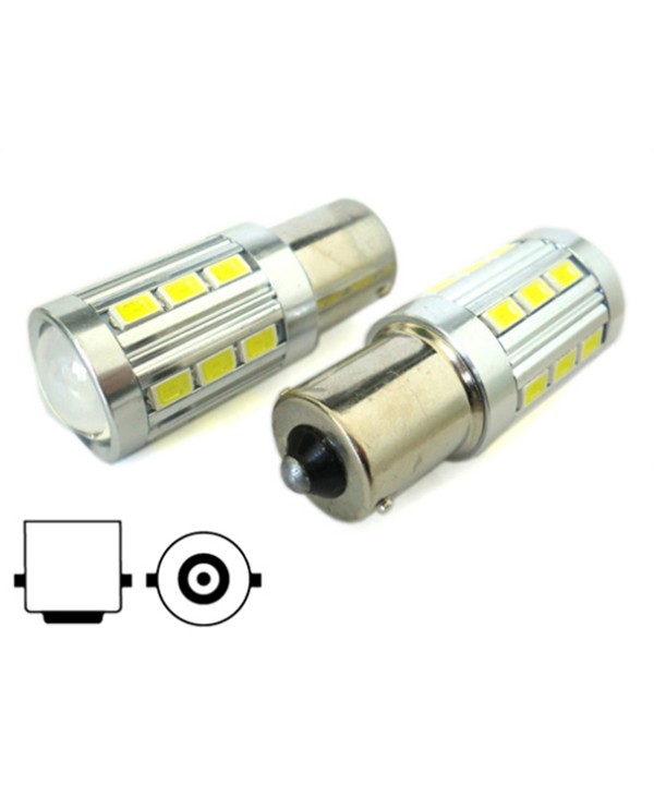 Lampada Led BA15S Luci Diurne Audi Q7 Fiat 500X 12V 24V Renault Megane 3