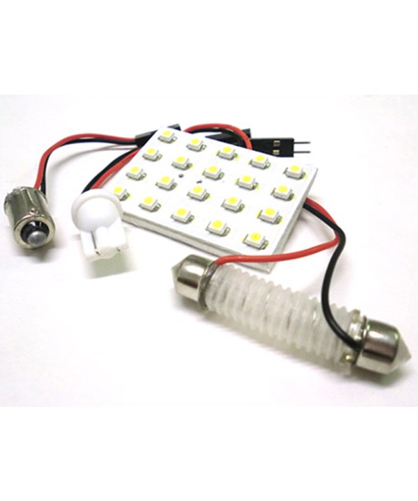 Pannello Lampada Led 20 Smd T10 BA9S Siluro Regolabile T11 Luci Abitacolo