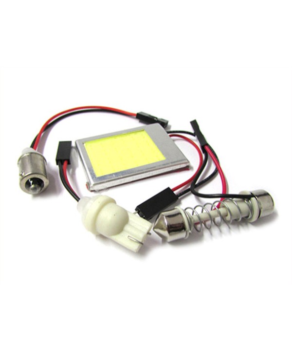 Pannello Lampada Led COB 24 Chip 12V 4,8W 38X27mm Siluro T11 Regolabile T10 W5W BA9S T4W