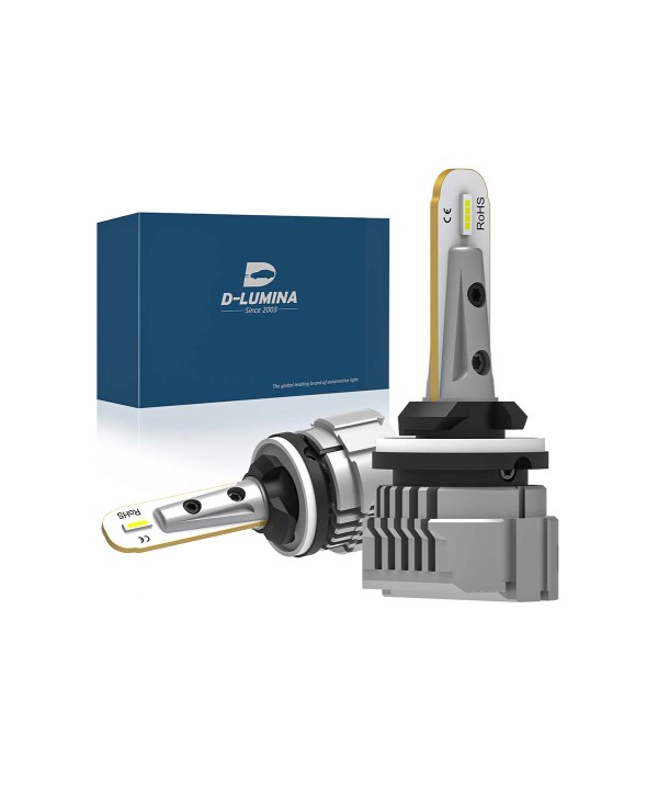 Lampada Led 881 12V 20W Fendinebbia IP65 Bianco 6000K 2000LM 360 Gradi Canbus Slim