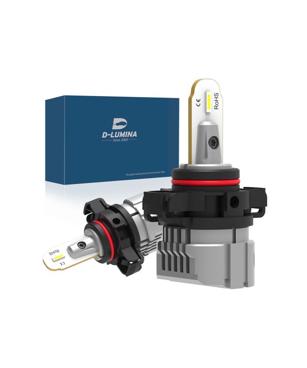 Lampada Led 5202 H16 PG20/3 PS24W PS19W 12V 20W Fendinebbia IP65 Bianco 6000K 2000LM 360 Gradi Canbus Slim