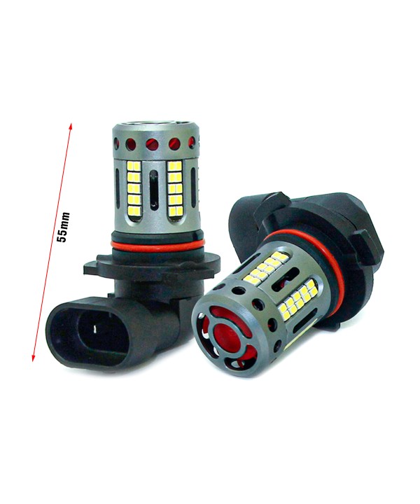 Lampada Led 9005 HB3 12V 21W Canbus Bianco Con Ventola In Testa Per Luce Fendinebbia