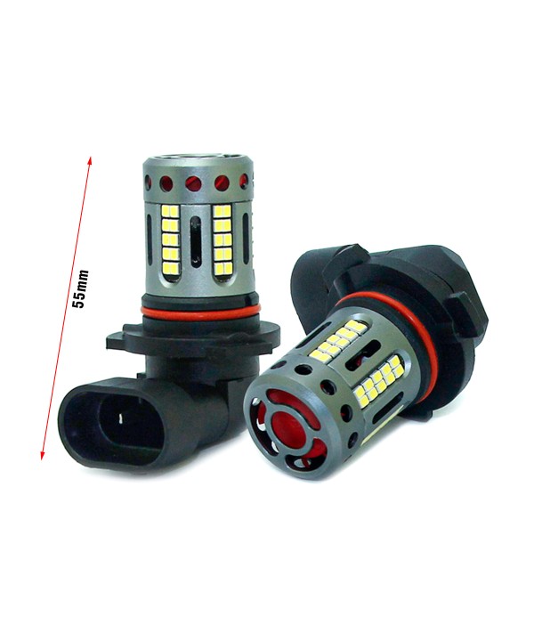 Lampada Led 9006 HB4 12V 21W Canbus Bianco Con Ventola In Testa Per Luce Fendinebbia