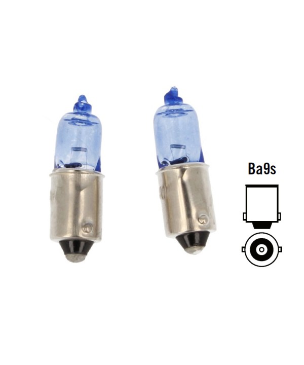 Lampada H10W 12V 10W BA9s Halogen Con Effetto Gas XENON Bianco 64113 LLB433A Piedi Dritti Per Luce Lettura Interna