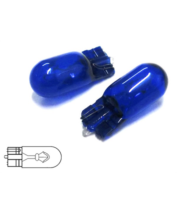Lampada T10 W5W 12V 5W Tutto Vetro Bianco Con Effetto Xenon