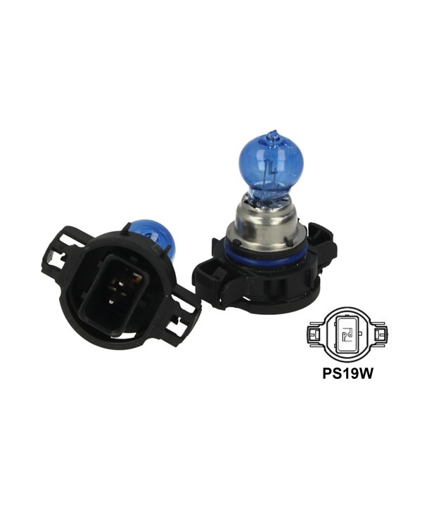 Lampada PS19W 12V 19W PG20-1 Super White Effetto Xenon Bianco Per VW Tiguan Jaguar XF Range Rover Evoque