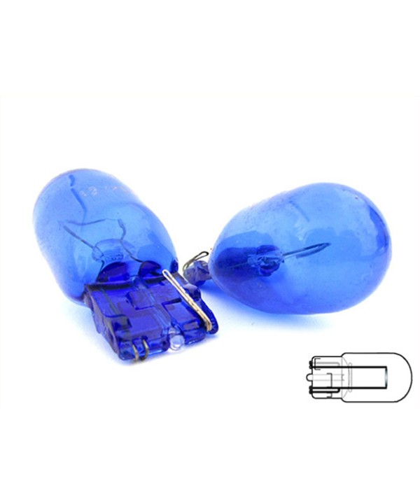 Lampada T20 W21W 12V 21W Effetto Xenon Bianco Mono Filamento Luci Frecce Stop