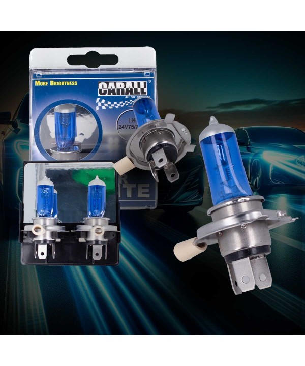 Lampada H4 24V 75W/70W P43t Con Effetto XENON Bianco Camion