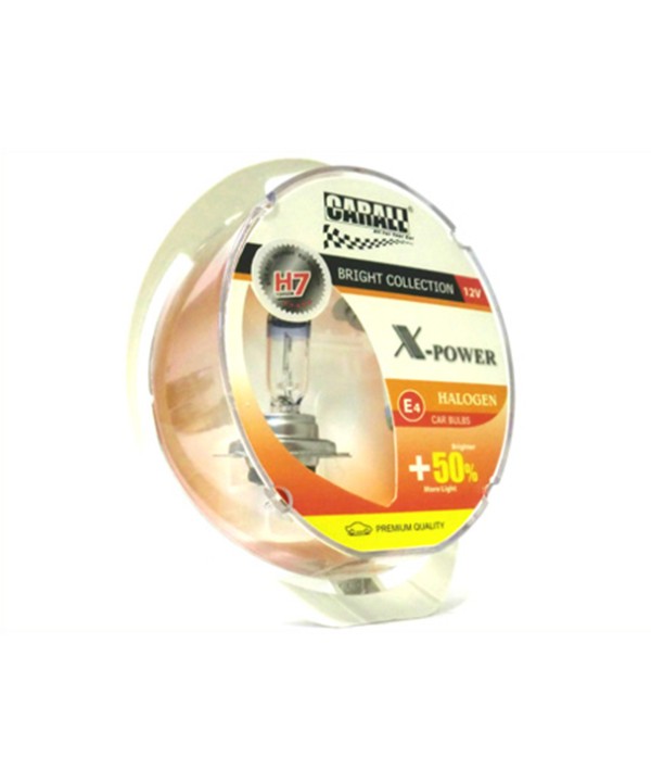Coppia Lampada H7 12V 55W PX26d X-Power +50% Luminosita T10 W5W Luci Posizione In Omaggio