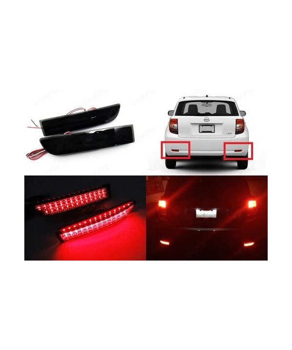 Kit 2 Fanali Posteriori A Led Nero Fume Per Toyota Alphard T270 Avensis Previa Estima RAV4