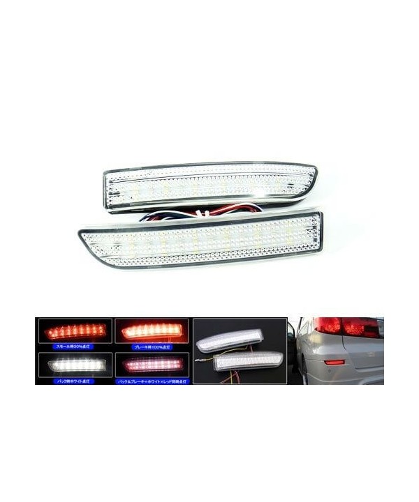 Kit 2 Fanali Posteriori A Led Trasparente Per Toyota Alphard T270 Avensis Previa Estima RAV4