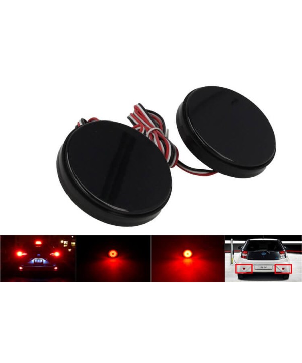 Kit 2 Fanali Posteriori A Led Nero Fume Per Toyota Sequoia Highlander ZRR70 Voxy Sostituzione Riflettore Catarifrangente Originale
